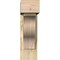 Ekena Millwork Funston Block Rough Sawn Bracket w/ Offset Brace, Douglas Fir, 6"W x 16"D x 20"H BKT0604X16X20FST05RDF - alternate 2